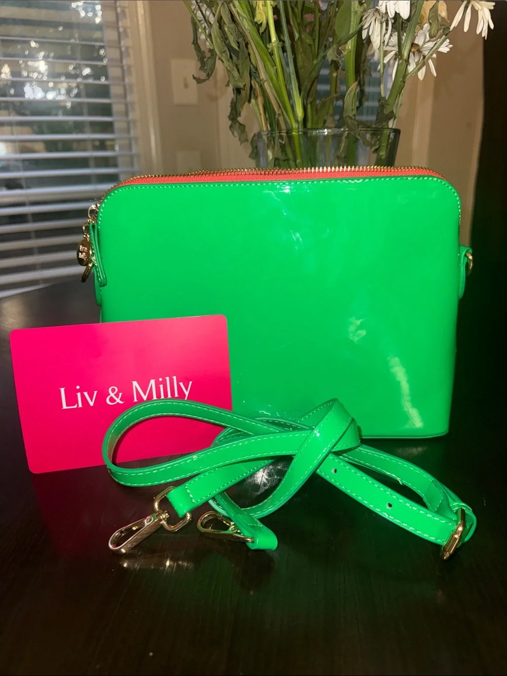 Liv & Milly Ravello Clutch with Removable Crossbody Strap